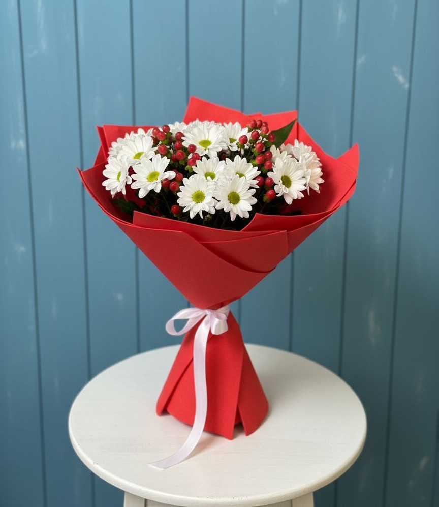 Букет цветов из: Хризантемы в Петропавловке