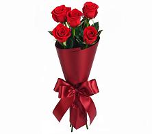 Букет 5 Красных роз Эдлесс Лав в Петропавловке