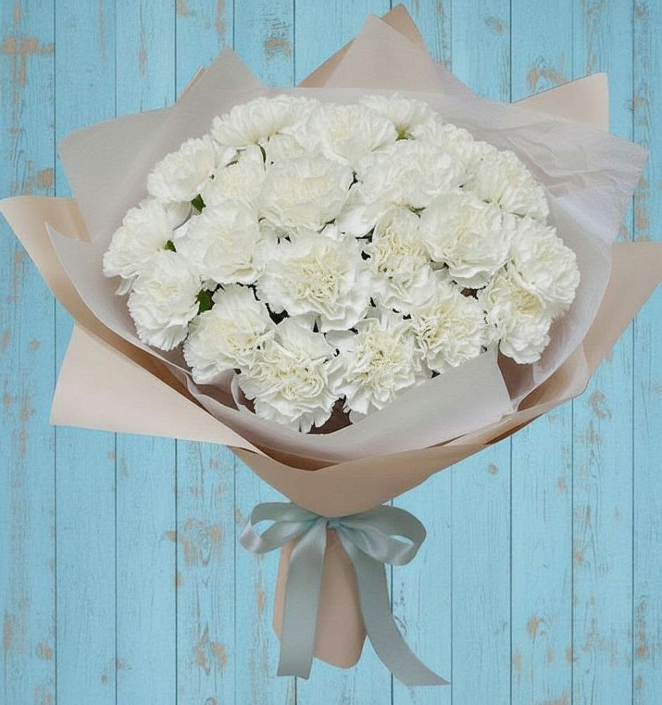 Букет цветов из: Гвоздики в Петропавловке