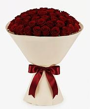 Букет 101 Бордовая роза Блэк Бакарра в Петропавловке