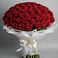 Букет 101 Красная роза Блэк Мэджик в Петропавловке