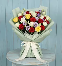 Букет цветов из:  Розы в Петропавловке