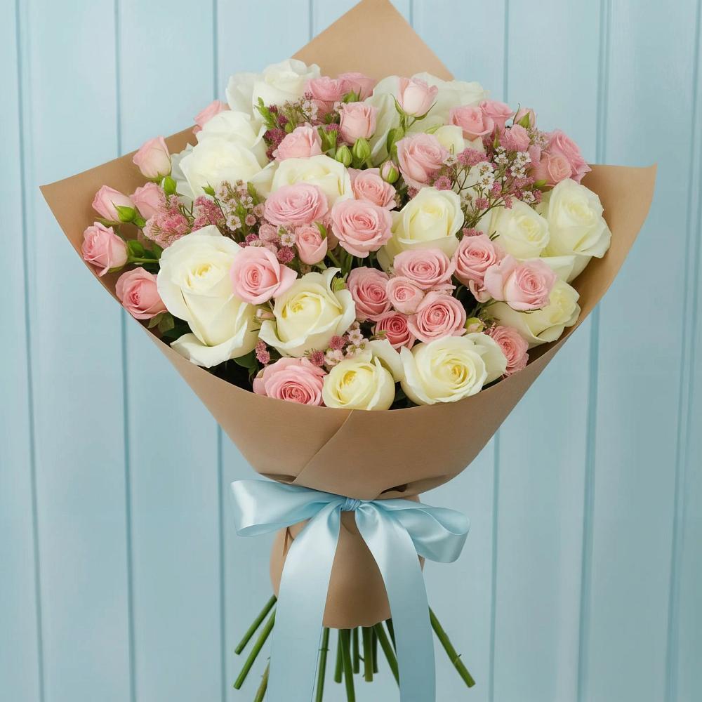 Букет цветов из: Розы в Петропавловке