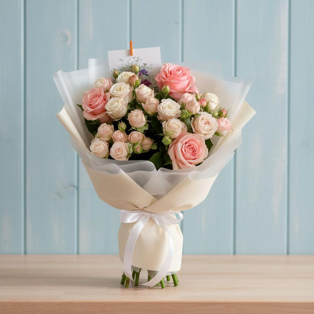 Букет цветов из: Розы в Петропавловке