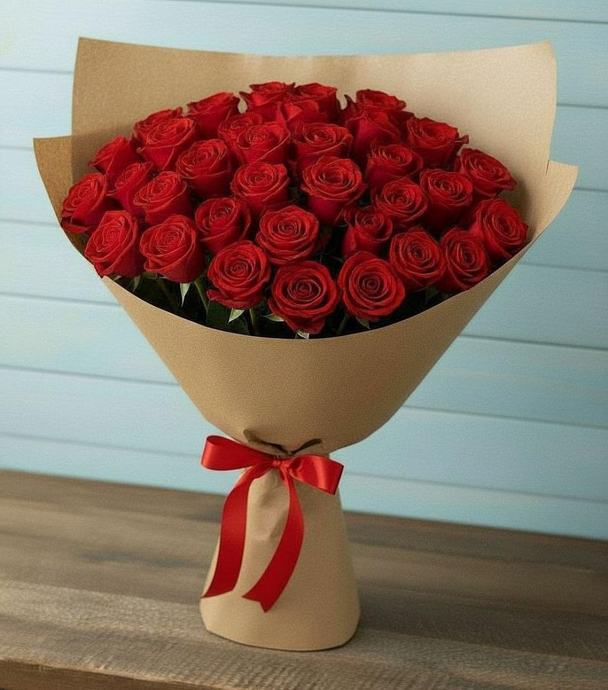 Букет Красные розы Милано в Петропавловке