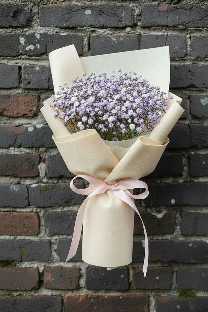 Букет цветов из: Гипсофила в Петропавловке