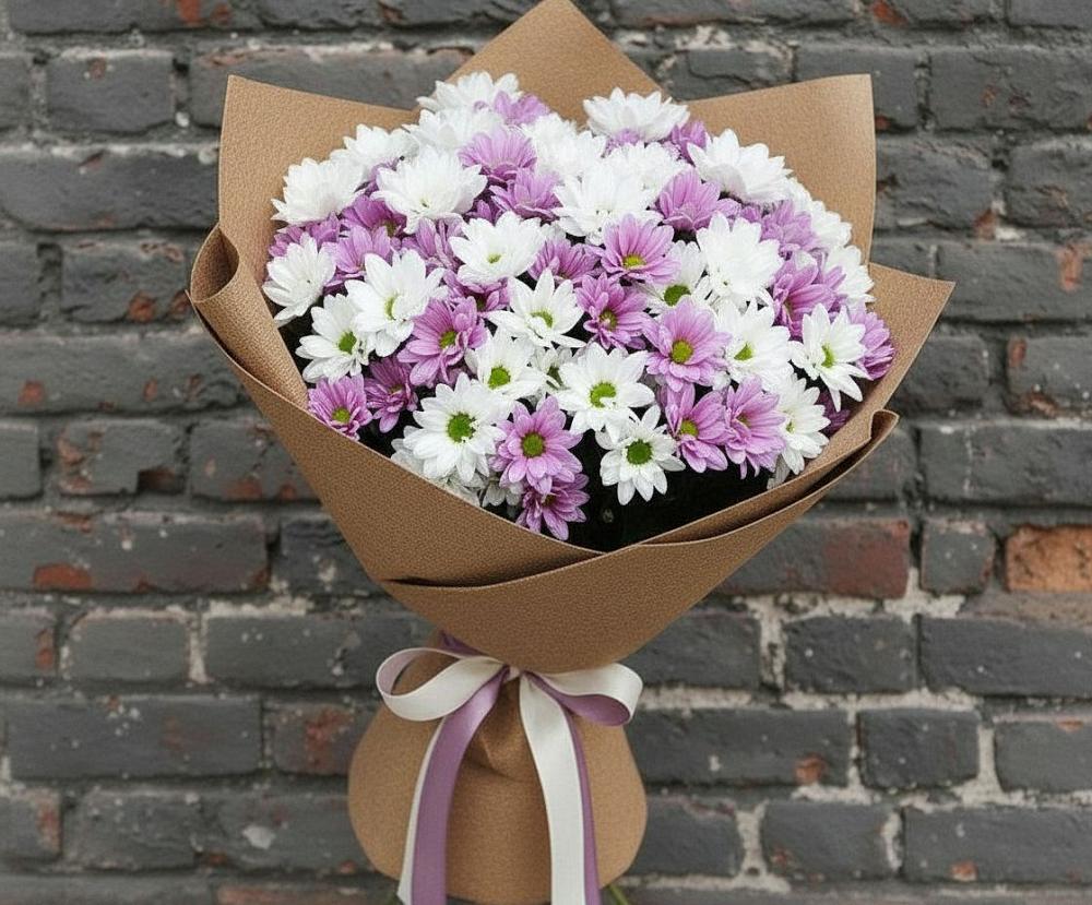 Букет цветов из: Хризантемы в Петропавловке