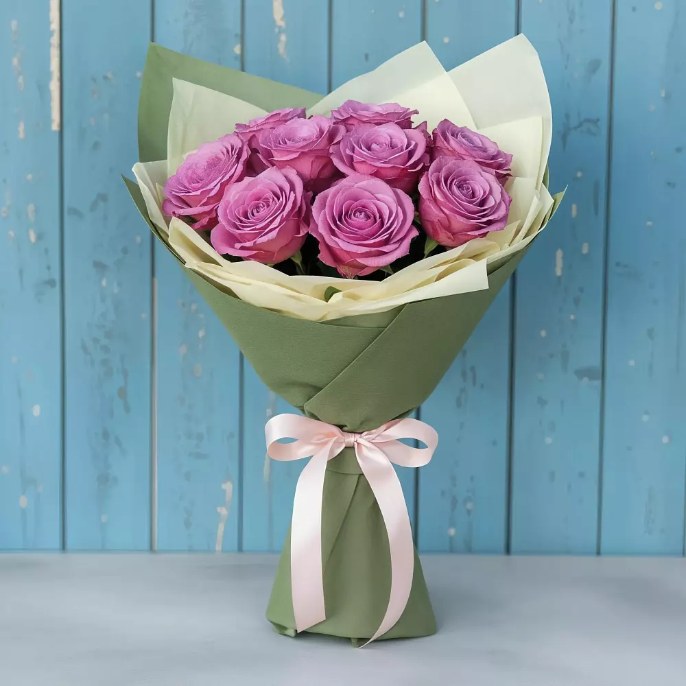 Букет Розы Фёрст Леди в Петропавловке