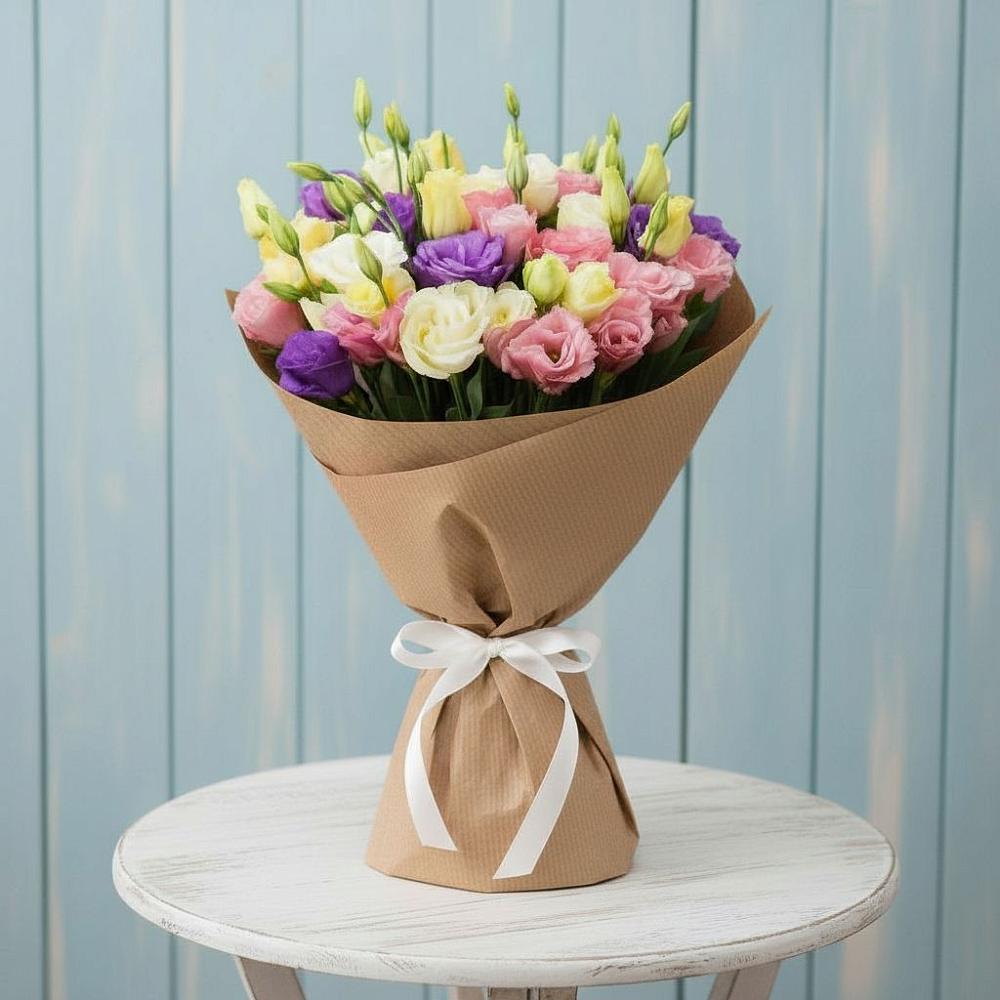 Букет цветов из: Лизиантусы в Петропавловке