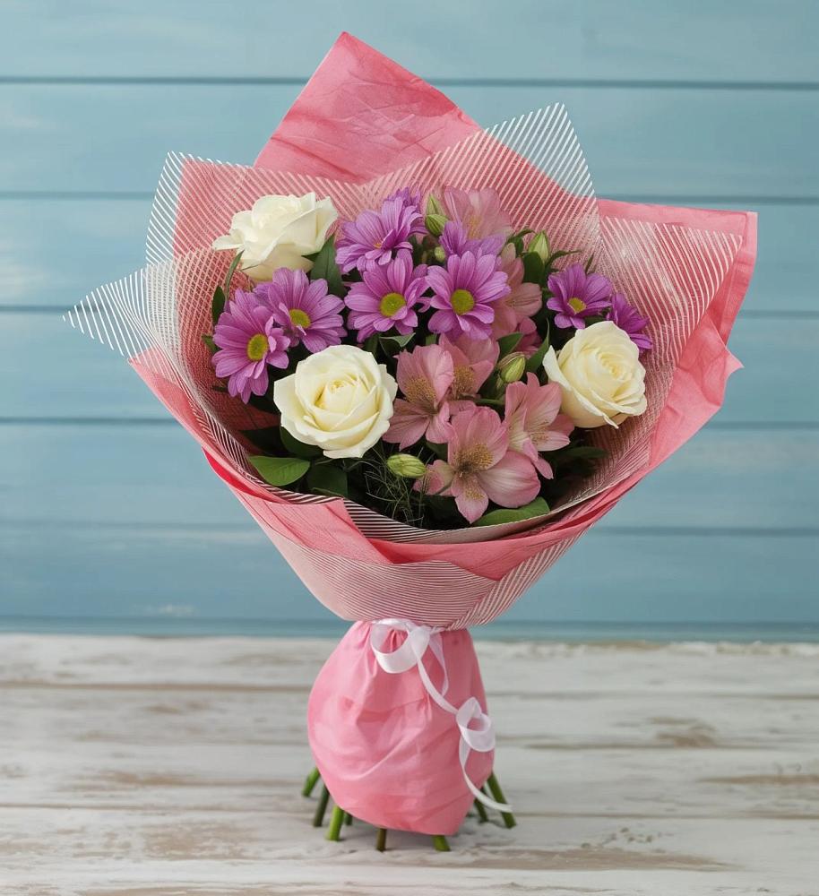 Букет цветов из: Герберы в Петропавловке